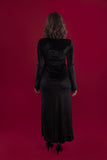 Long Sleeves Velvet Maxi Dress - Mitcha Label