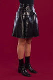 Short Leather Skirt - Mitcha Label