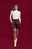 Party Leather Short - Mitcha Label