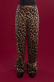 Leopard Wide Leg Trousers - Mitcha Label