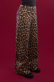 Leopard Wide Leg Trousers - Mitcha Label