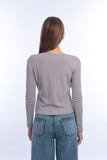 Long Sleeves V-Neck Top - Viva