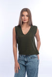 V-Neck Knitted Vest - Viva