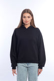 Women Melton Basic Hoodie - Mitcha Label