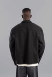 Men Wool Jacket with Statement Pockets - Mitcha Label