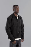 Men Wool Jacket with Statement Pockets - Mitcha Label