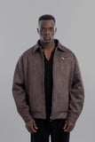 Suede Zipper Jacket - Mitcha Label