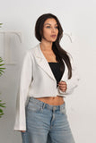 Cropped Blazer - Not Your Basic