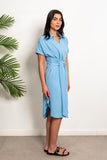 Day-To-Day Belted Dress - Leocansa