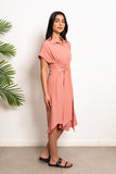 Day-To-Day Belted Dress - Leocansa