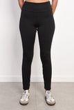 Women Black Leggings - Aries