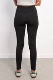 Women Black Leggings - Aries