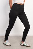 Women Black Leggings - Aries