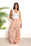 Viscose Leaves Pants - Zola