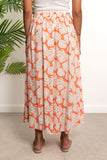 Viscose Leaves Skirt - Zola