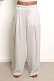 Pleated Linen Pants - Catwalk