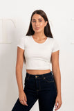 Half Sleeves Tight Top - Mitcha Label