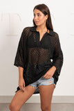 Crochet Half Sleeves Coverup - Mitcha Label