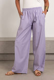 Relaxed Fit Striped Pants - Mitcha Label