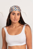 Printed Satin Headscarf - Mitcha Label