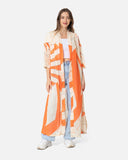 Orange Balloon - Chiffon Kimono - The Makeovr