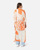 Orange Balloon - Chiffon Kimono - The Makeovr