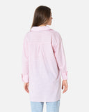 Pencil Stripes - Poplin Oversized Shirt - The Makeovr