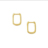 Large Squared Hoops - Shimmer Jewels