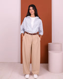 Crepe High-Waist Pants (W702) - Just4Women