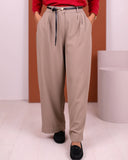 Crepe High-Waist Pants (W702) - Just4Women