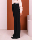 Crepe High-Waist Pants (W702) - Just4Women