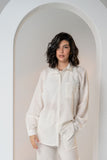 Women Linen Shirt - V Y C