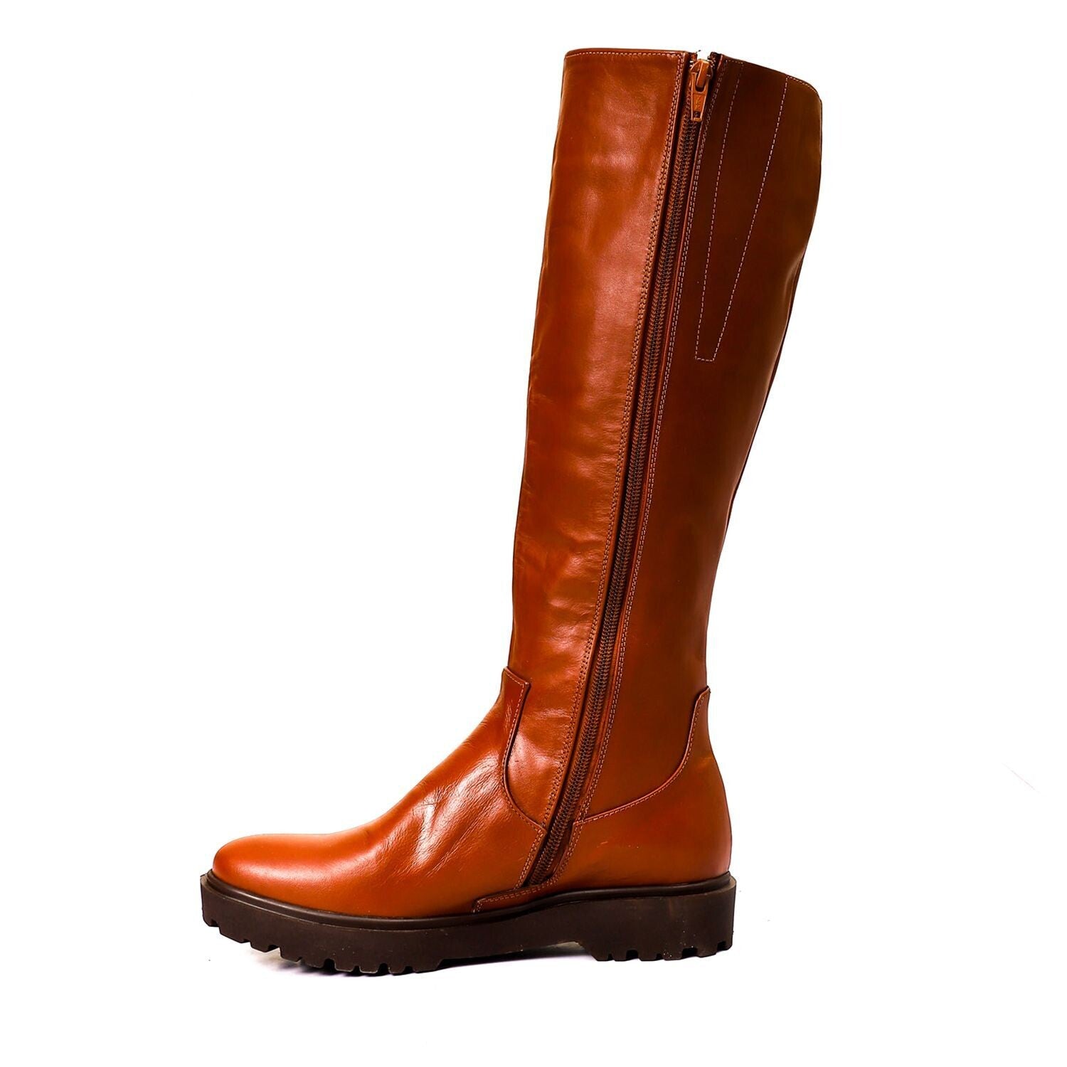 3843 Leather natural Boot
