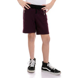 Side Zipped Pockets Shorts - Kady
