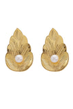 Gold Leaf Earrings Women Earrings Elle 