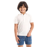 Boys Self Strips Polo Shirt - Kady