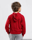 Kids Front Pockets Long Sleeves Zipper Hoodie