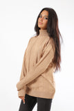 Carina Textured Cable Knit Sweater
