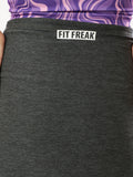 Dark Gray Heather Hip Cover With Sleeves - Fit Freak