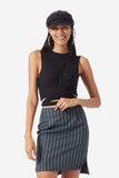 Striped Mini Skirt - Tiyi