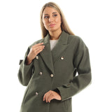Mr Joe Double Breasted Buttoned Coat (2903)