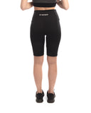 High Rise Cycling Short In Black - Fit Freak