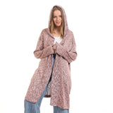 Knitted Hooded Cardigan - Kady