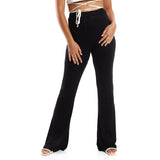 Flare Fit Solid Pants