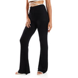 Flare Fit Solid Pants - Kady