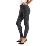 Plades Skinny Elastic Waist Pants - Kady