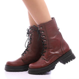 Mr Joe Half Boot Real Leather 3836