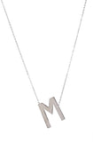 customizable initial necklace sample Women Necklace Taba Silver 