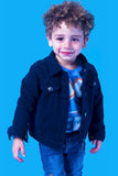 Kids Jacket Dark Blue Jeans  by Kava