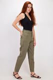 Women Slouchy Denim Pants (4071) - Kava